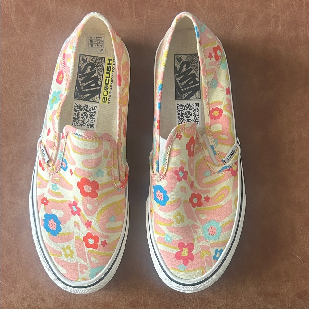 Vans Multicolor Floral Slip-On Shoes